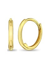marvelous gold classic endless hoop baby earrings